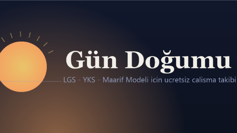 Günlük Takip-YKS Çalışma Uygulaması