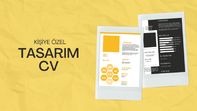 Benzersiz CV tasarımı