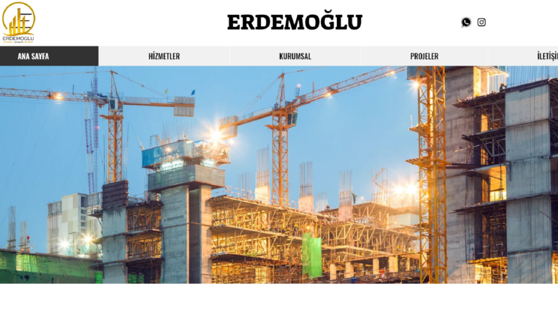 Erdemoğlu Gayrimenkul Web Tasarımı