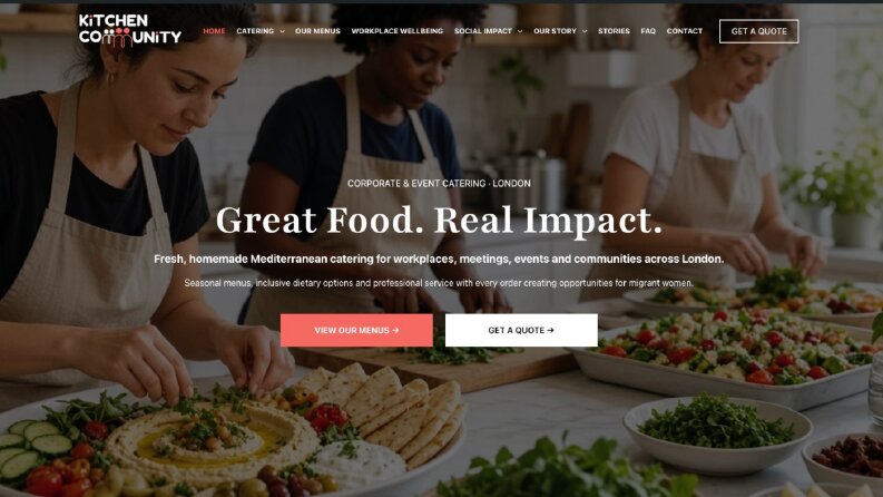 Kitchen Community - Catering & Kurumsal Web Sitesi
