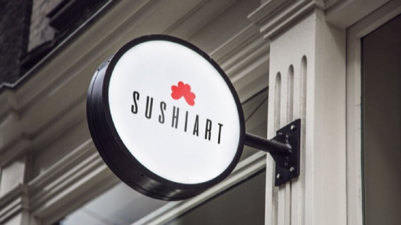 Sushiart logo tasarımı