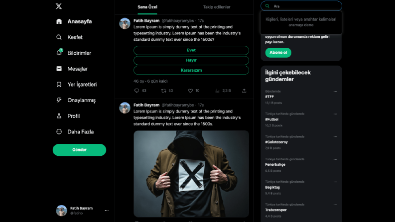 Twitter Clone