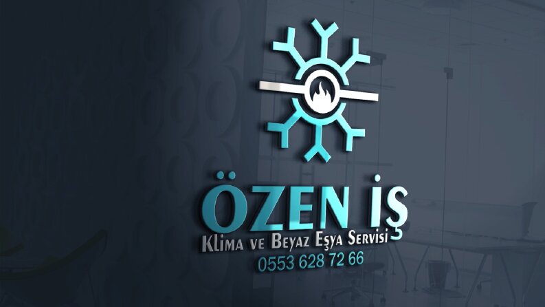 ÖZEN İŞ KLİMA VE BEYAZ EŞYA SERVİSİ LOGO ÇALIŞMASI