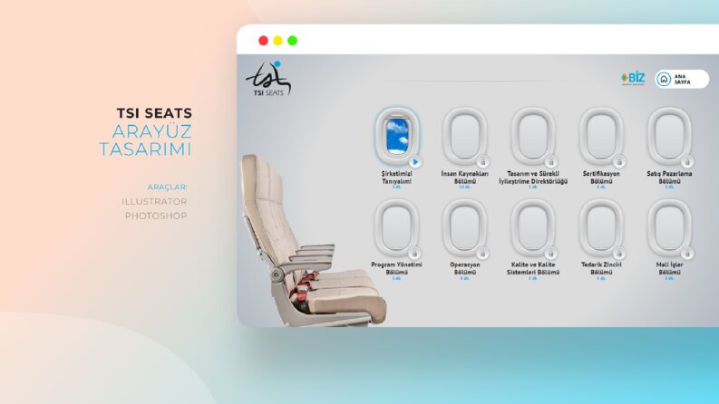 TSI Seats - Oyunlaştırılmış Eğitim Arayüzü