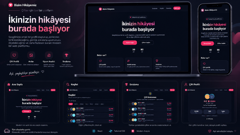 Çiftlere Özel Anı ve Hikâye Platformu