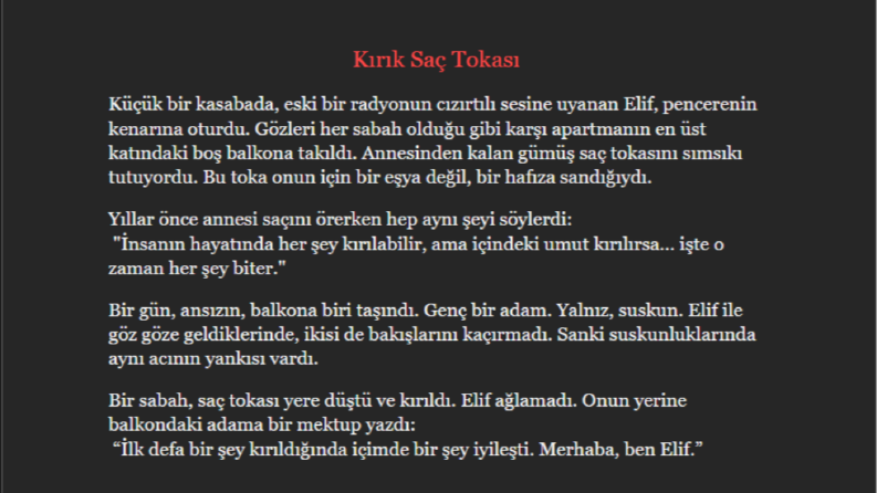 Sessizliğin İçindeki Çığlık – Bir Yalnızlığın Hikâyesi
