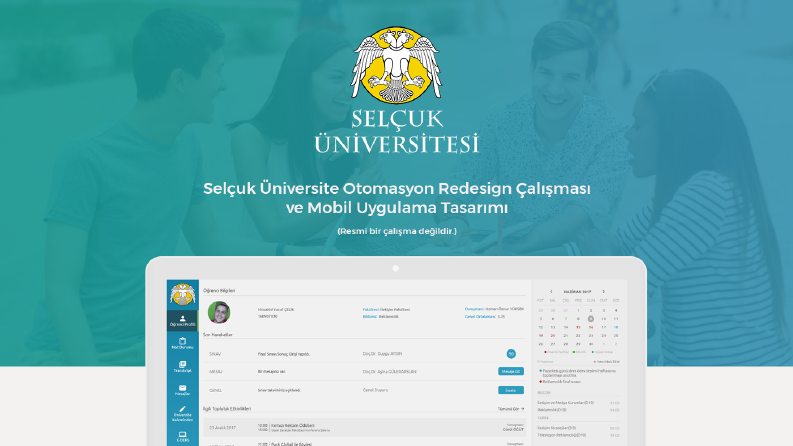 Selçuk Üniversitesi Otomasyon Web ve Mobil UI/UX