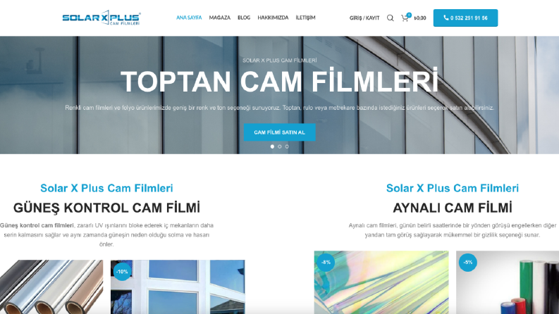 Cam Filmi Satış Web Sitesi