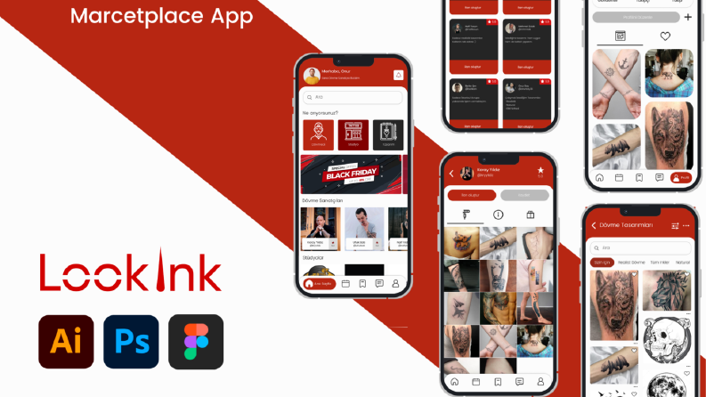 Lookink UI/UX tasarım
