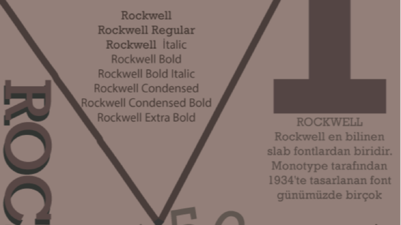 Rockwell Font Broşür