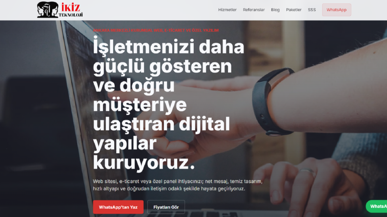 Kurumsal Web Sitesi Tasarımı