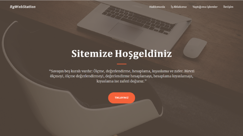 Ben size harika bir site yapabilirim.