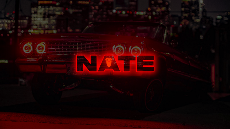Nate YouTube kanalı için yaptığım banner tasarımı