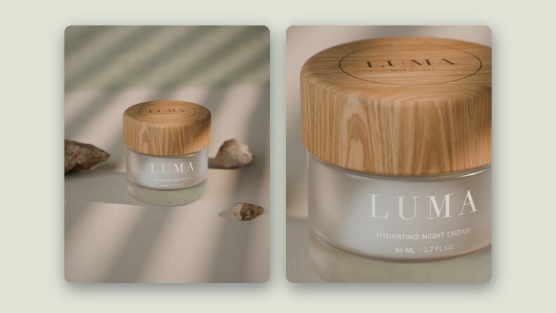 Luma - Krem Kavanozu 3D Render