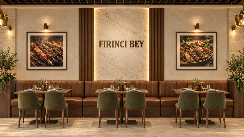 Restoran 3D Modelleme-Render