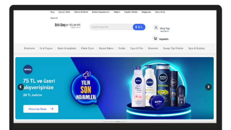 Gittigidiyor E-Ticaret Yazılımı