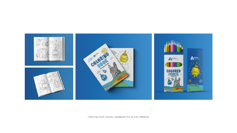 Kitap Kapağı & Boyama Kitabı Tasarımları