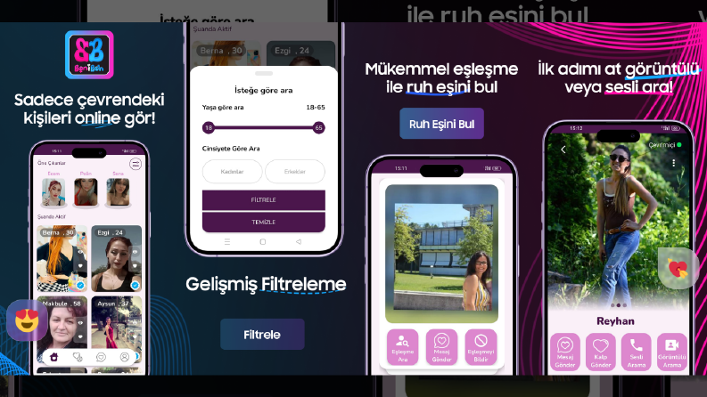 Dating Uygulama Görsel Tasarımı