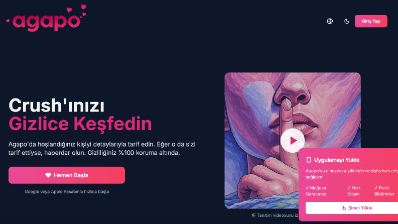 Arkadaşlık Uygulaması + Tanıtım Sitesi | Nextjs