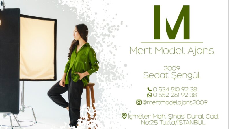 Mert Model Ajans Logo Tasarımı