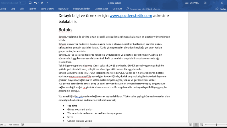 Website İçerik