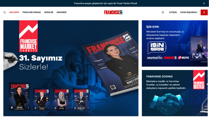 Dergi, Kampanya ve İçerik Yönetim Web Sitesi