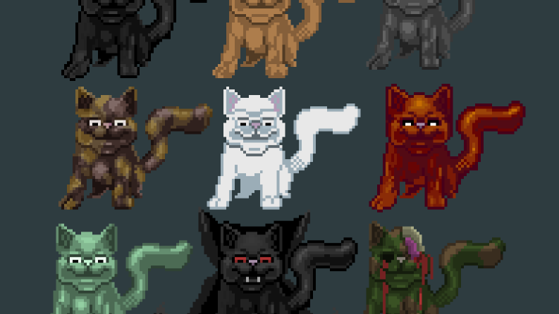 Kediler- Pixel art