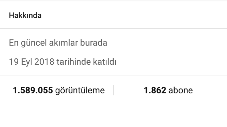 1,5 milyon izlenmeli youtube kanalımdınızı yapabil