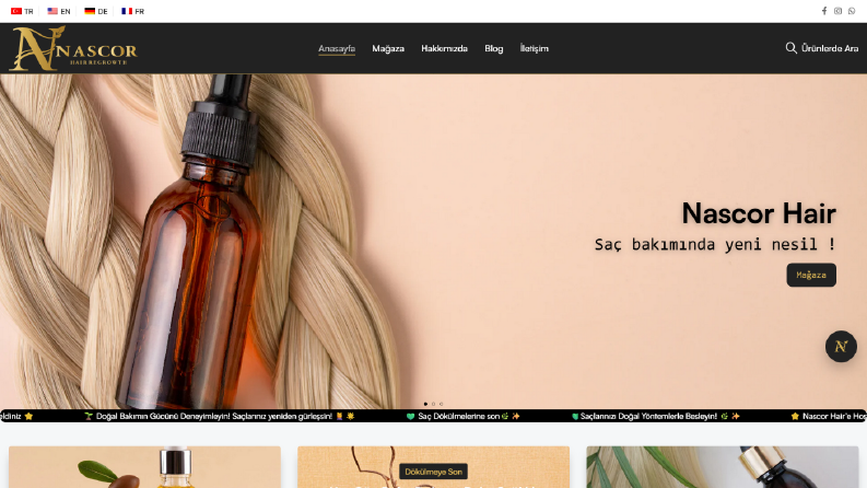 Anahtar Teslim Çok Dilli Web Sitesi