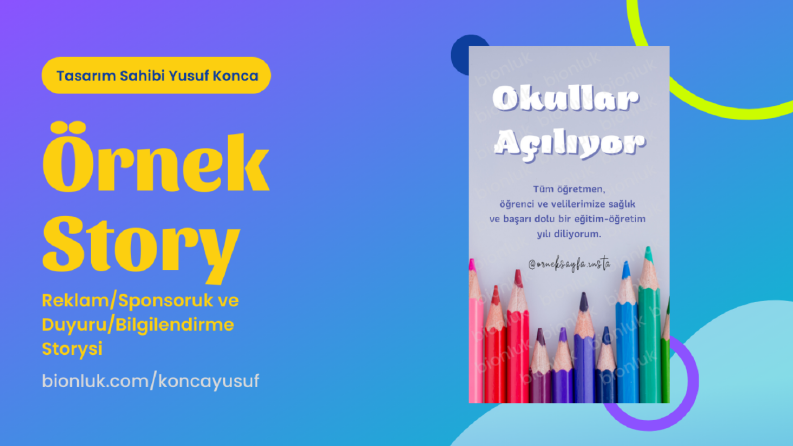 Örnek Story Tasarımları