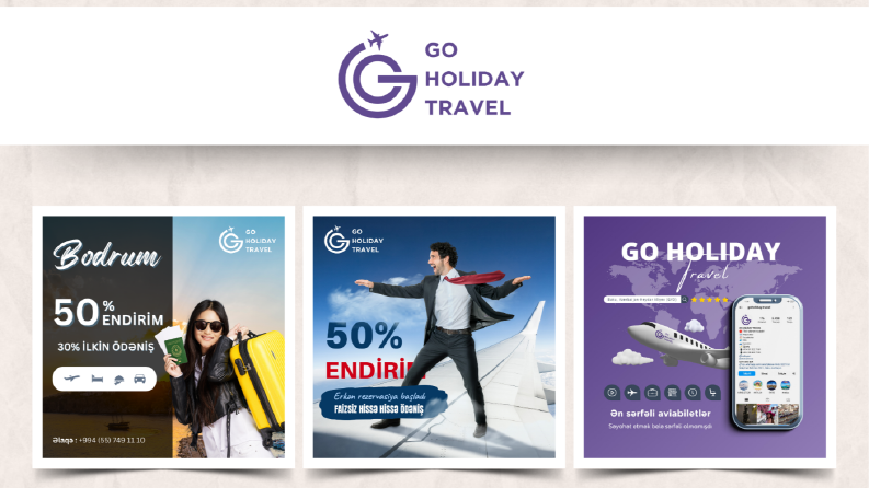 Go Holiday Turizm – Instagram Logo ve Tasarımlar