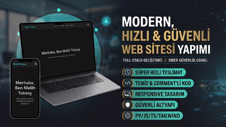 Modern, Hızlı ve Güvenli Web Sitesi Yazılımı