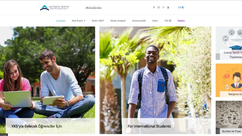 Aday öğrenci web sitesi