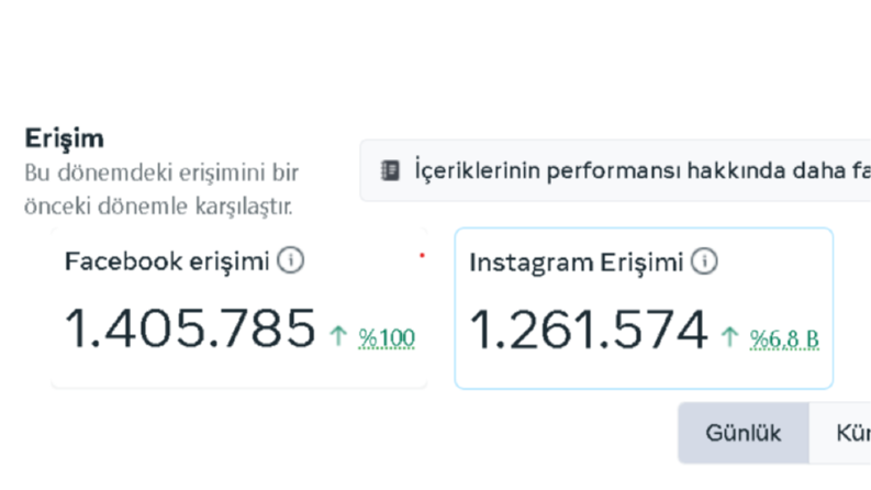 instagram ve facebook reklam erişimimiz