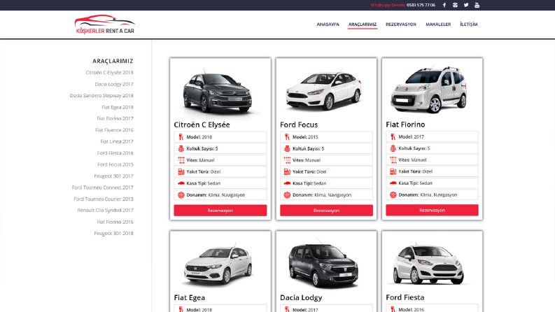 Köşkerler Rent A Car