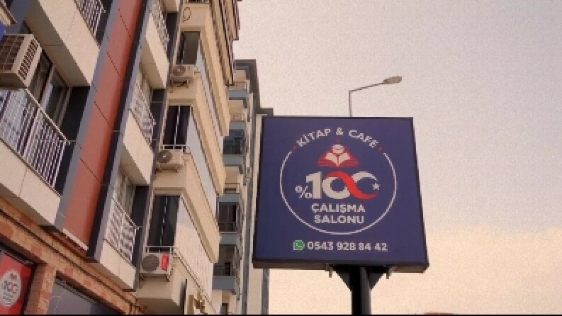 %100 Çalışma Salonu&Kitap Cafe Reklam Projesi