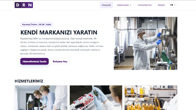 Kurumsal Web Sitesi Tasarımı ve Yazılım Geliştirme