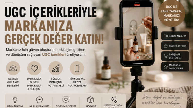 Markanız İçin Doğal ve Etkileyici UGC Videoları