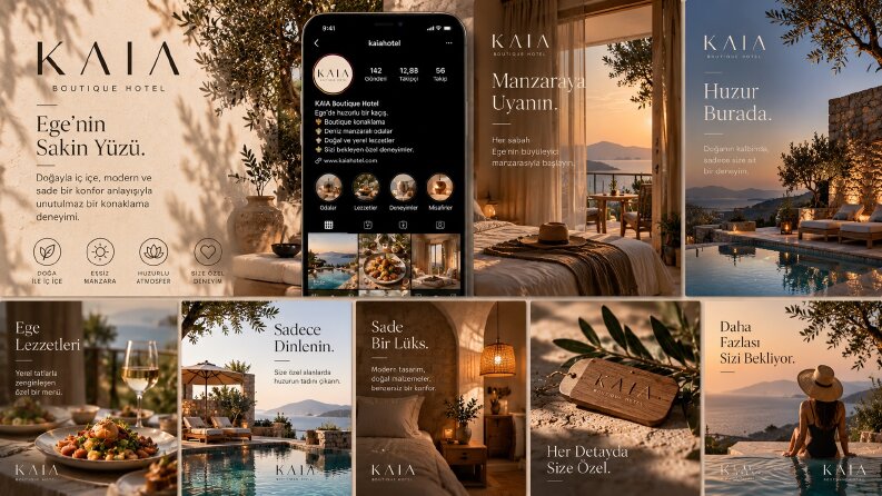 KAIA Boutique Hotel | Otel Marka Kimliği Tasarımı