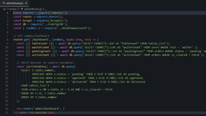 SQL ve Router