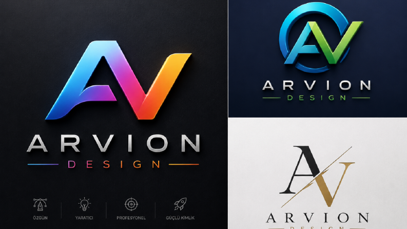 Arvion Design | Modern & Premium Logo Konsepti