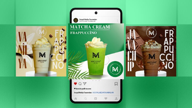 Mac Viper Coffee Sosyal Medya Tasarımları