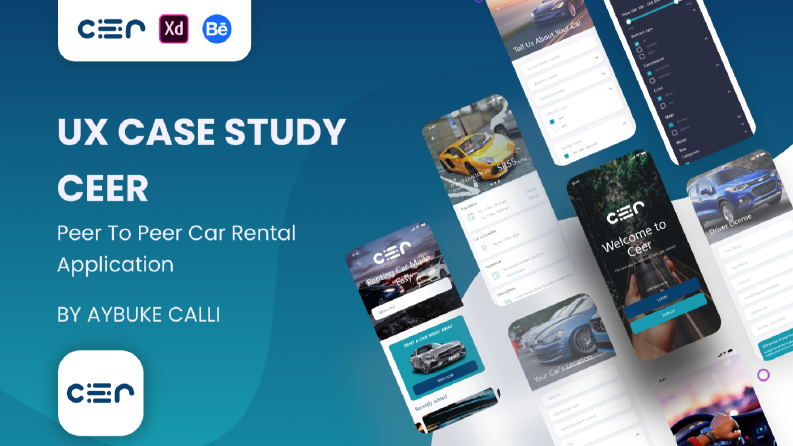 Ceer B2B Rent a Car Mobil App Design