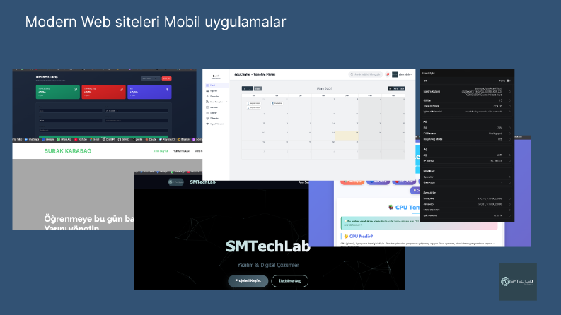 Modern özelleşmiş web uygulamaları