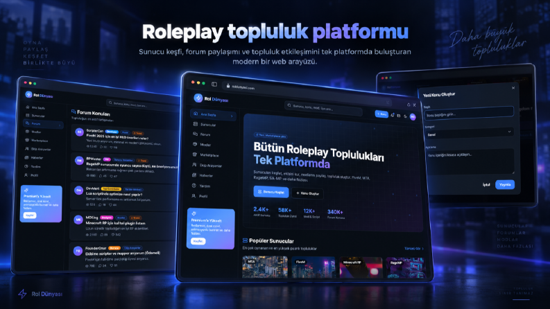 Roleplay Topluluk ve Forum Platformu