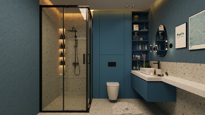 Banyo Tasarımı - 3d İç Mimari Görselleştirme 