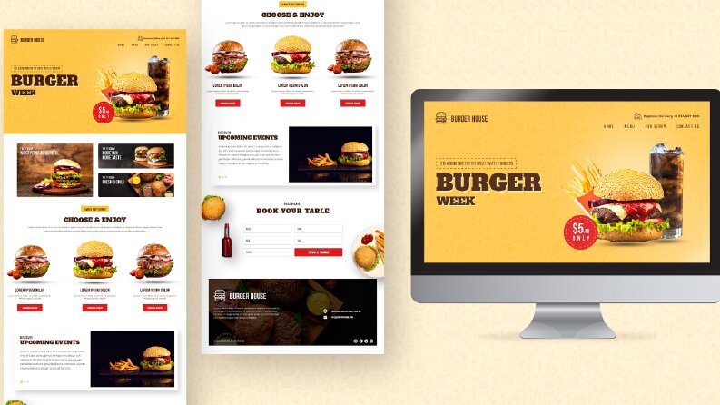Burger House - Restoran Web Sitesi