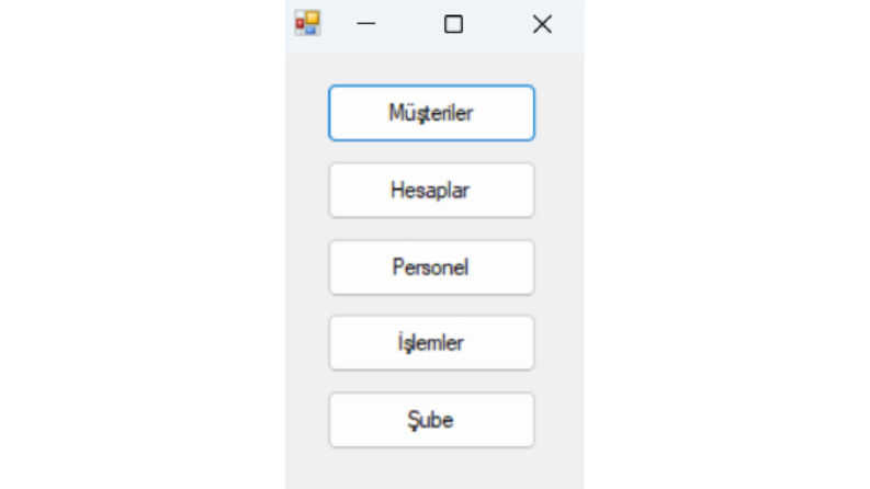 Bank Database Management System (C# WinForms)