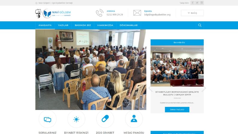 Ege Diyabetliler Derneği Web Sitesi