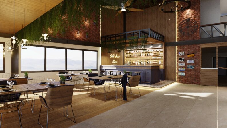 Loft Restaurant Tasarımı